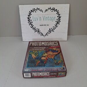 Photomosaics‎ Earth Robert Silvers Jigsaw Puzzle Complete Buffalo Games